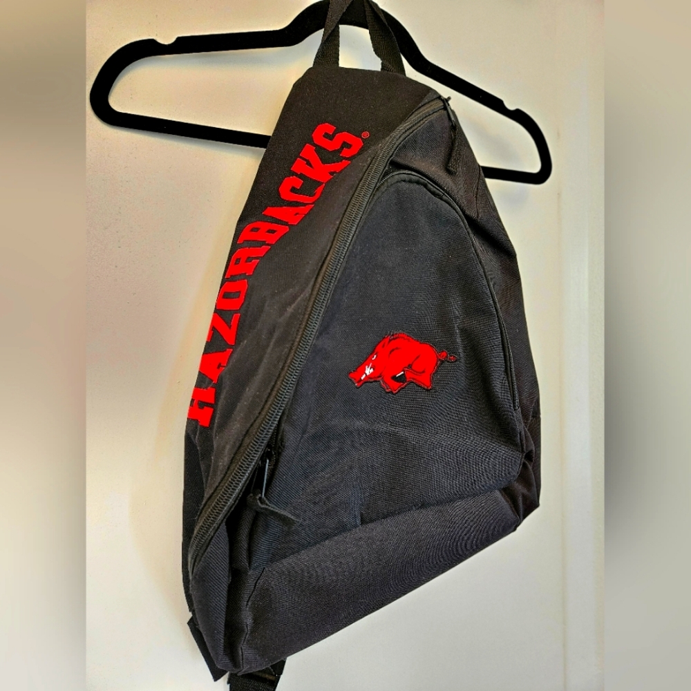 NEW - University of Arkansas Sling Backpack-  ARKANSAS RAZORBACKS